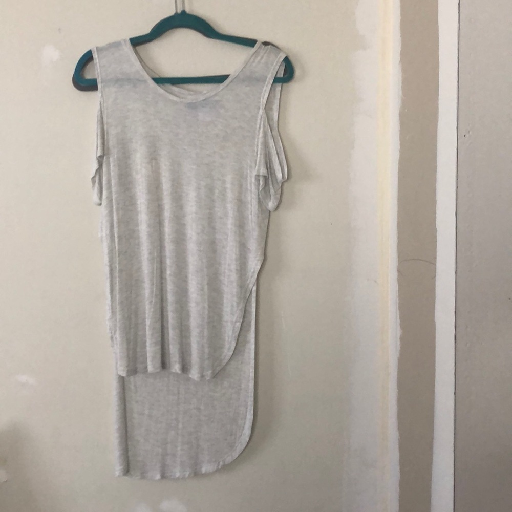 High Low Cut Out Back TShirt